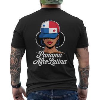 Panama Afro Latin Panamanian Panamanian Pride Country Panama Men's T-shirt Back Print - Thegiftio UK