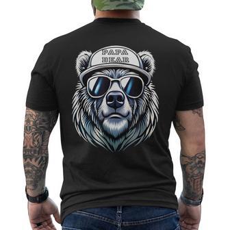 Papa Bär Atertag -Atertagsgeschenk Opa Papa Bear T-Shirt mit Rückendruck - Seseable