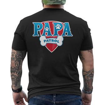 Papa Patrol T-shirt da uomo con stampa posteriore - Novitaregali