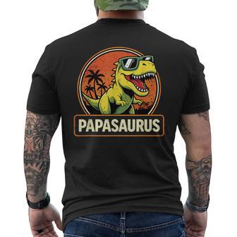 Papasaurus Papa Drôle Dinosaure T-shirt imprimé au dos - Cadeauxyz