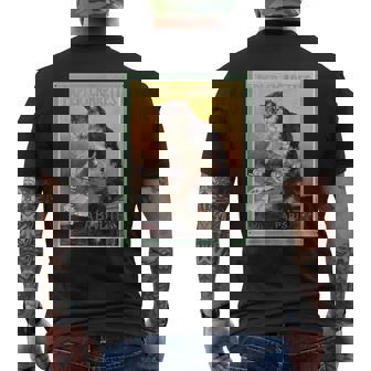 Papier A Cigarettes Abadie Paris ビンテージタバコ広告 メンズTシャツ バックプリント - Kawaiitshirt