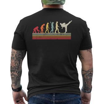 Para Hombre Diseño De Evolución De Karate Retro Manga Larga Camiseta Hombre Estampado Espalda - Regaloses