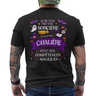 Pas Uneorcière Jeuis Une Cavalière Cadeau Cavaliere T-shirt imprimé au dos - Cadeauxyz