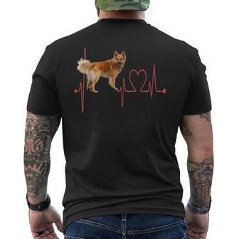 Pastorasco Latido Corazón Ekg Perros Divertidos Amante Dueño Camiseta Hombre Estampado Espalda - Regaloses