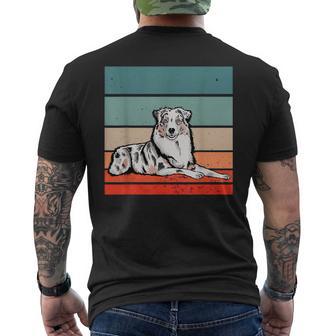 Pastore Australiano Pastore Australiano Cane Amante Dei Cani T-shirt da uomo con stampa posteriore - Novitaregali
