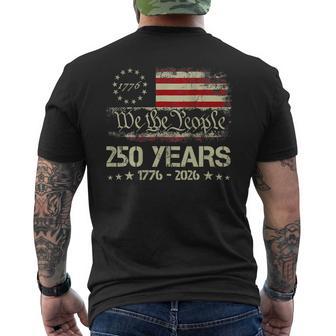 We The People 250 Years 1776-2026 250Th Usa Independence Day Men's T-shirt Back Print - Thegiftio UK