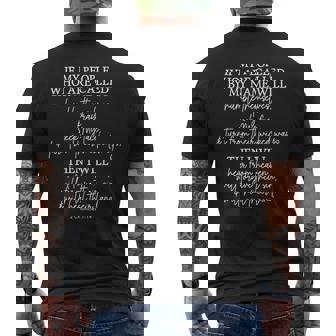 If My People Who Are Called By My Name 2 Chronicles 7 Men's T-shirt Back Print | Seseable UK