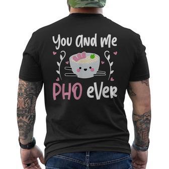 Phoho アジアンヌードル メンズTシャツ バックプリント - Kawaiitshirt