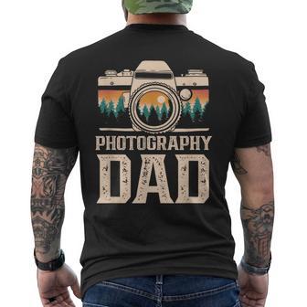 Photography Dad Camera Photographer Photographer Job Father Papi Men's T-shirt Back Print | Seseable UK