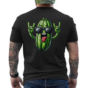 Pickle Cucumber Lovers Cucumber Men's T-shirt Back Print - Thegiftio UK