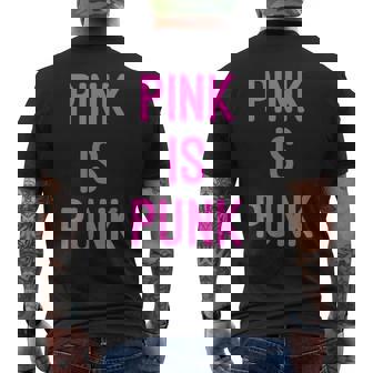 Pink Is Punk T-shirt imprimé au dos - Cadeauxyz