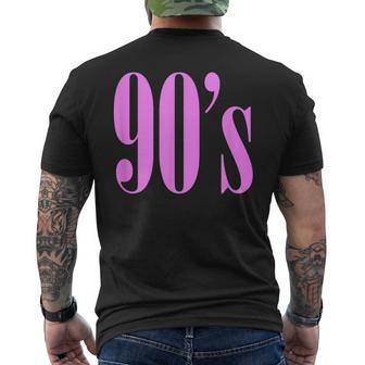 Pinke Grafik 90Er Jahre Retro Motto I Love 90'S Pinke Grafik T-Shirt mit Rückendruck - Seseable