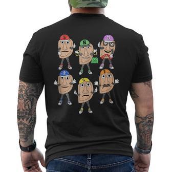 Pittsburgh Pierogies Meme Men's T-shirt Back Print - Monsterry
