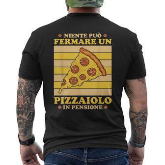 Pizzaioli Pizza Pizzaiolo In Pensione T-shirt da uomo con stampa posteriore - Novitaregali