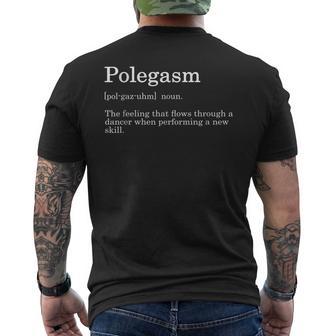 Pole Dance Diccionario De Polegasmo De Termiología Para Pole Dancer Camiseta Hombre Estampado Espalda - Regaloses