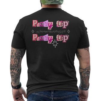 Pop Inspired Kats “Pinky Up” Stars Eye Cute Fan Men's T-shirt Back Print - Thegiftio UK