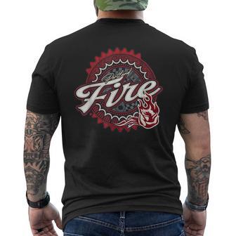 Portland Fire Racing Retro Graphic Men's T-shirt Back Print | Seseable UK