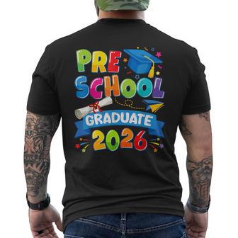 Pre School Graduate 2026 Graduation Happy Last Day Of School Men's T-shirt Back Print | Mazezy