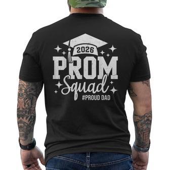 Prom Squad 2026 Proud Dad Graduate Prom Class Of 2026 Men's T-shirt Back Print | Seseable UK