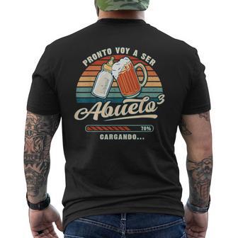 Pronto Abuelo 3 Nieto Anuncio Bebé Para Futuro Abuelito Camiseta Hombre Estampado Espalda - Regaloses