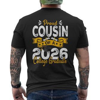 Proud Cousin Of A 2026 College Graduate Men's T-shirt Back Print - Monsterry