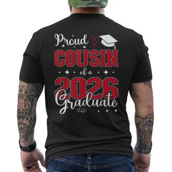 Proud Cousin Of A Class Of 2026 Graduate For Graduation Men's T-shirt Back Print | Mazezy