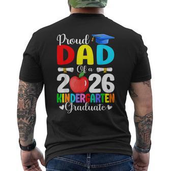 Proud Dad Class Of 2026 Kindergarten Graduate Graduation Men's T-shirt Back Print | Seseable UK