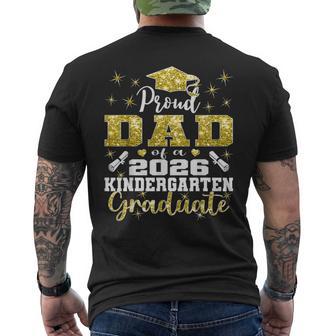 Proud Dad Of Kindergarten Graduate 2026 Graduation Dad Men's T-shirt Back Print | Seseable UK