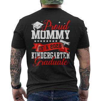 Proud Mommy Of A 2026 Kindergarten Graduate Graduation Men's T-shirt Back Print - Thegiftio UK