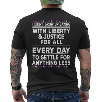 Puissante Citation Politique Des Droits Civilsensibilisation Patriotique T-shirt imprimé au dos - Cadeauxyz
