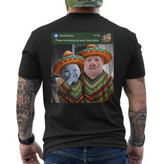 There Is Motion At Your Front Door John Pork And Ai Baby Men's T-shirt Back Print - Thegiftio UK
