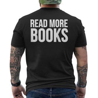 Read More Libri Book Reader T-shirt da uomo con stampa posteriore - Novitaregali