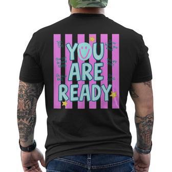 You Are Ready Testing Week Test Day Teachers Students Men's T-shirt Back Print - Thegiftio UK