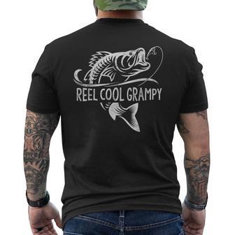 Reel Cool Grampy Fishing Grampy Father's Day Men's T-shirt Back Print - Monsterry UK