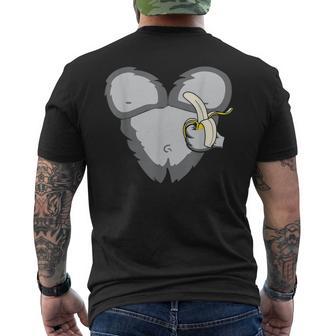 Regalo De Disfraz De Gorila Mono Divertido Con Plátano Mono Camiseta Hombre Estampado Espalda - Regaloses