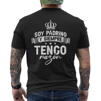 Regalo Padrino Ahijado Anuncio Embarazadas Camiseta Hombre Estampado Espalda - Regaloses