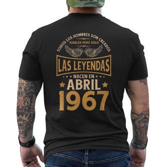 Regalos De Cumpleaños Para Hombre The Legends Abril 1967 Camiseta Hombre Estampado Espalda - Regaloses