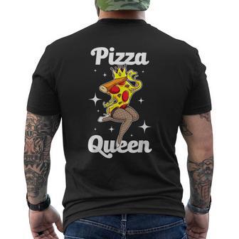 Regina Della Pizza T-shirt da uomo con stampa posteriore - Novitaregali