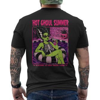 Retro The Bride Frankenstein Monster Hot Ghoul Summer Men's T-shirt Back Print - Thegiftio UK