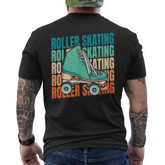 Retro Patinaje Roller Patinar Patinesintage Patinador Camiseta Hombre Estampado Espalda - Regaloses