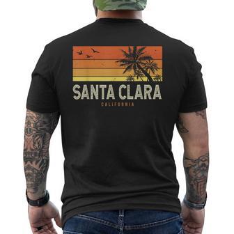 Rétroanta Clara Californie Caintage Palmsunset T-shirt imprimé au dos - Cadeauxyz