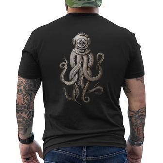 Retrocuba Deepea Octopus Libera El Arteintage Kraken Camiseta Hombre Estampado Espalda - Regaloses