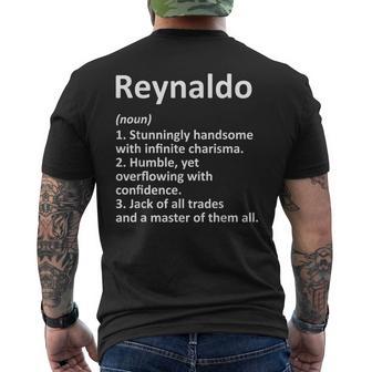 Reynaldo Definition Personalized Name Birthday Men's T-shirt Back Print - Thegiftio UK