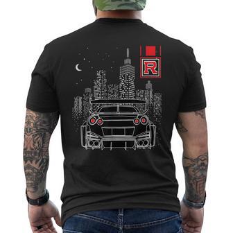 Rhw Citytreet Racing Iconicportcar Gt R 35 Jdm ミームコイン メンズTシャツ バックプリント - Kawaiitshirt
