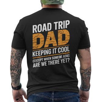 Road Trip Dad Keeping It Cool Fathers Day Family Matching Men's T-shirt Back Print - Thegiftio UK