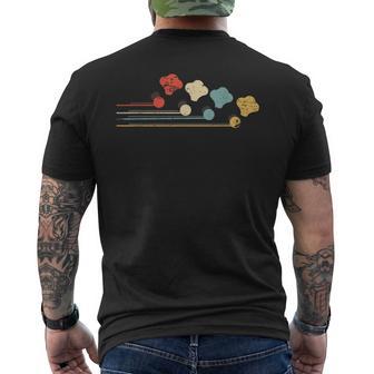 Rock Música Instrumento Bajo Eléctrico Rockero Bajista Camiseta Hombre Estampado Espalda - Regaloses