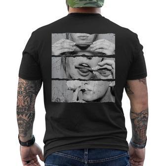 Roll It Lick Itmoke It マリファナポットウィードメンズtシャツ メンズTシャツ バックプリント - Kawaiitshirt