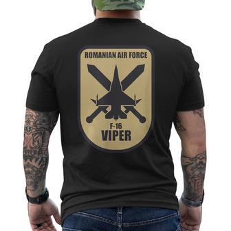 Roumanie F-16Iper T-shirt imprimé au dos - Cadeauxyz