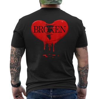 Ruptura De Divorcio Roto Con Corazón Roto Con Corazón Roto Camiseta Hombre Estampado Espalda - Regaloses