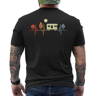 Rvキャンピングカー・ハートビートキャンパー メンズTシャツ バックプリント - Kawaiitshirt